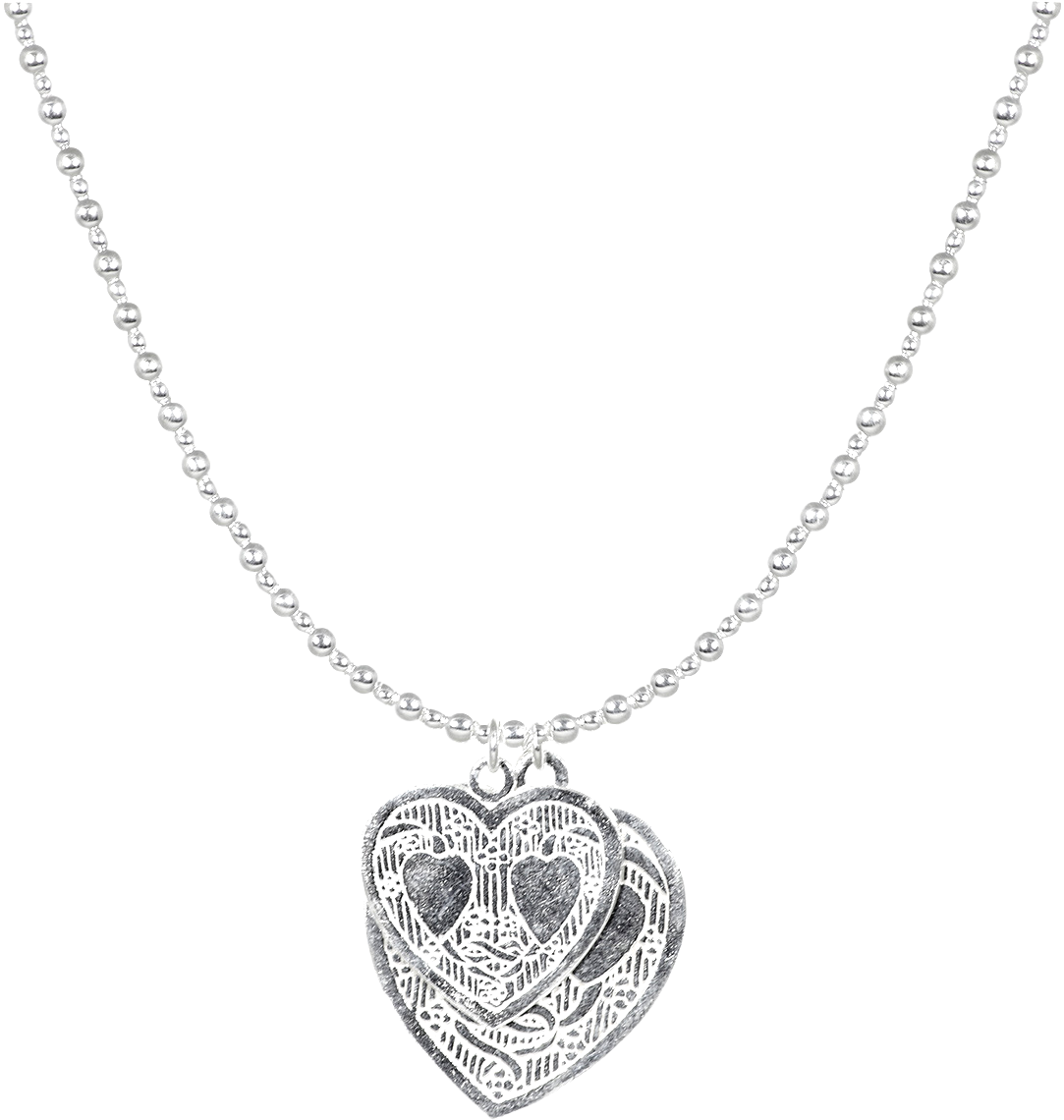 Clipart Black And White Library Necklace Indian Pink - Locket (1200x1200), Png Download