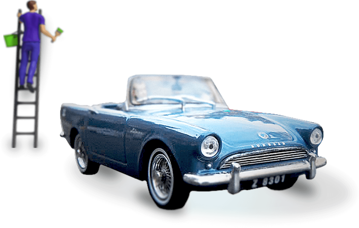 Sunbeam Alpine Series Ii - Antique Car (1514x944), Png Download