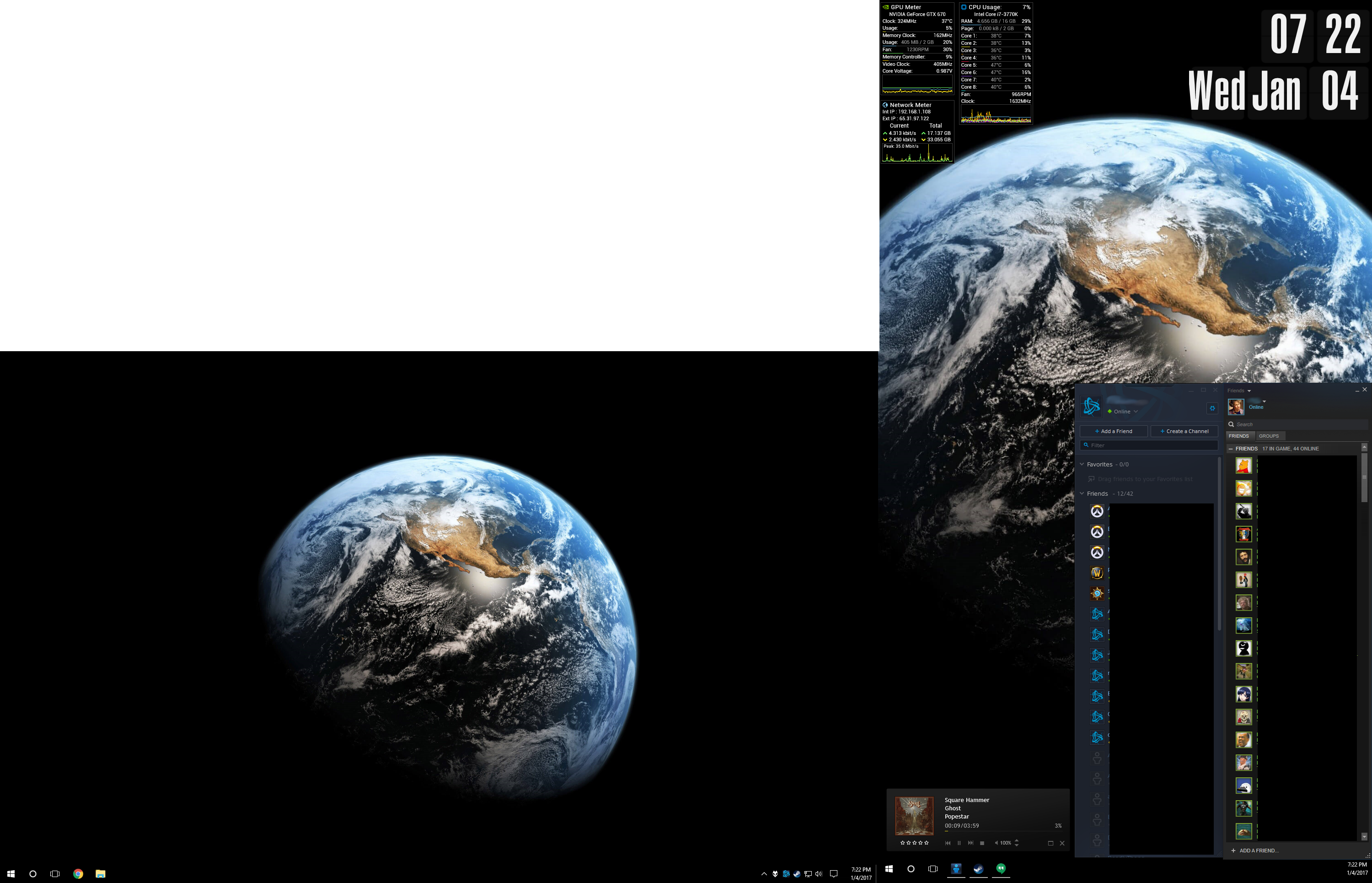 Desktop - Earth Live Wallpaper 4k (3000x1931), Png Download