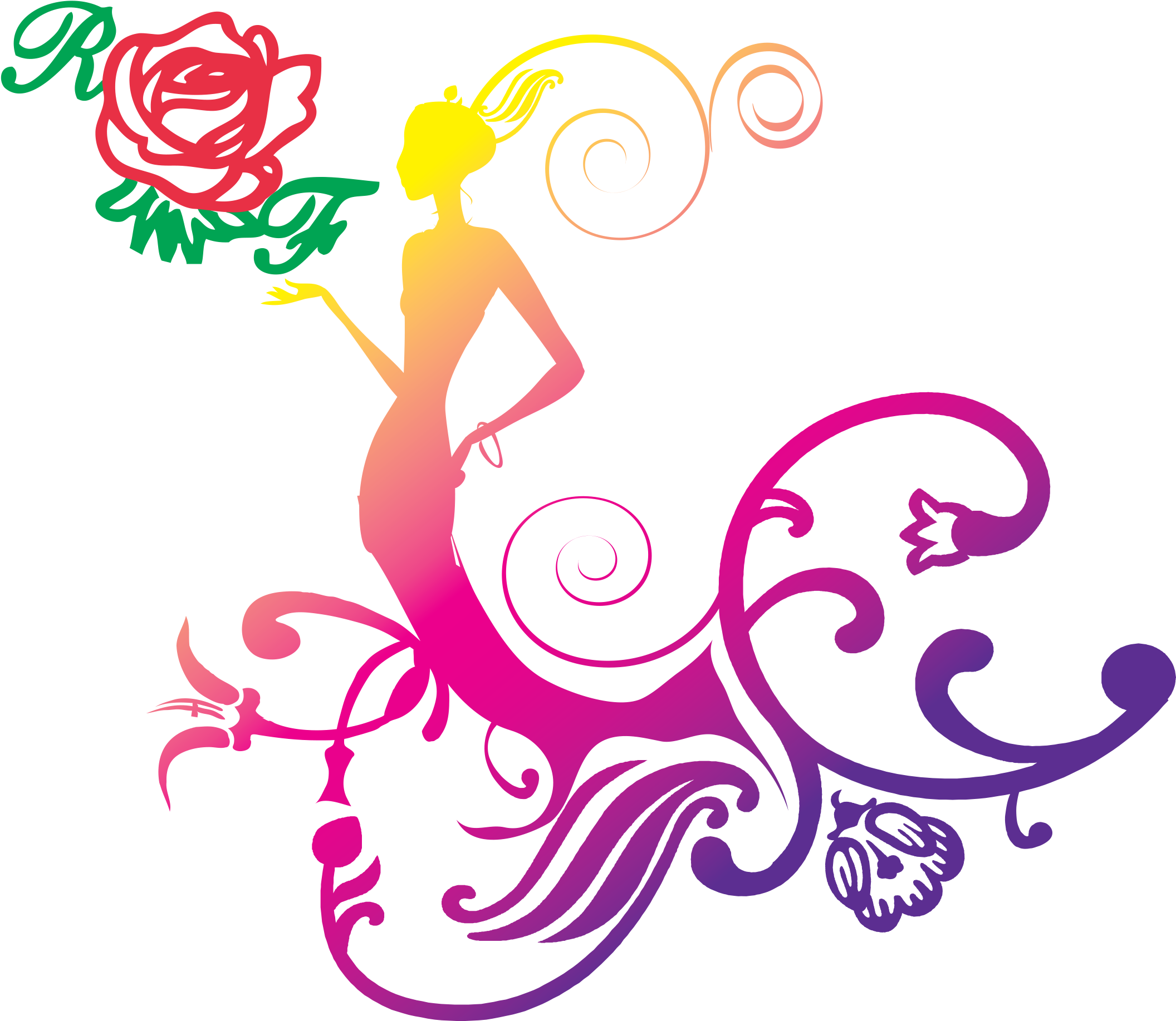 Raheeq Flowers - Raheeq Flower Logo (2115x1856), Png Download