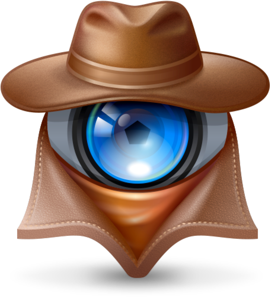 Mac App Store Spy Cam Refrigerator Top View Drawing - Hidden Camera Icon (1024x1024), Png Download