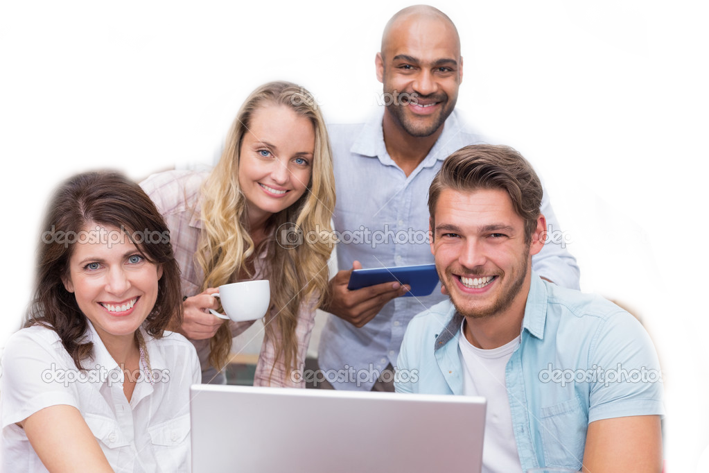 Depositphotos 81723984 Stock Photo Businesspeople Looking - Social Group (1023x682), Png Download