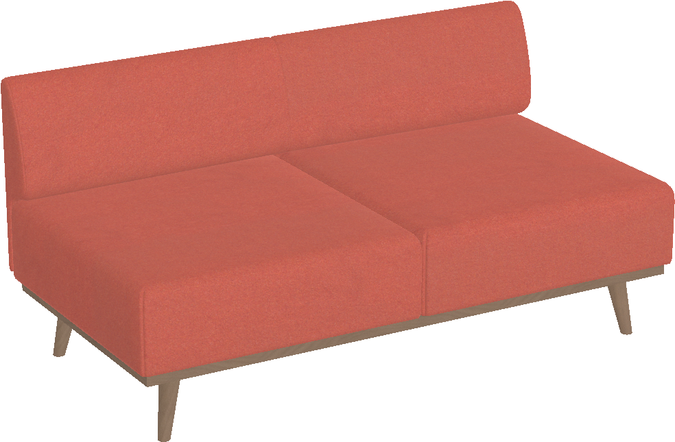 Preview Of Tosca 3-seater Without Armrest - Studio Couch (1000x1000), Png Download