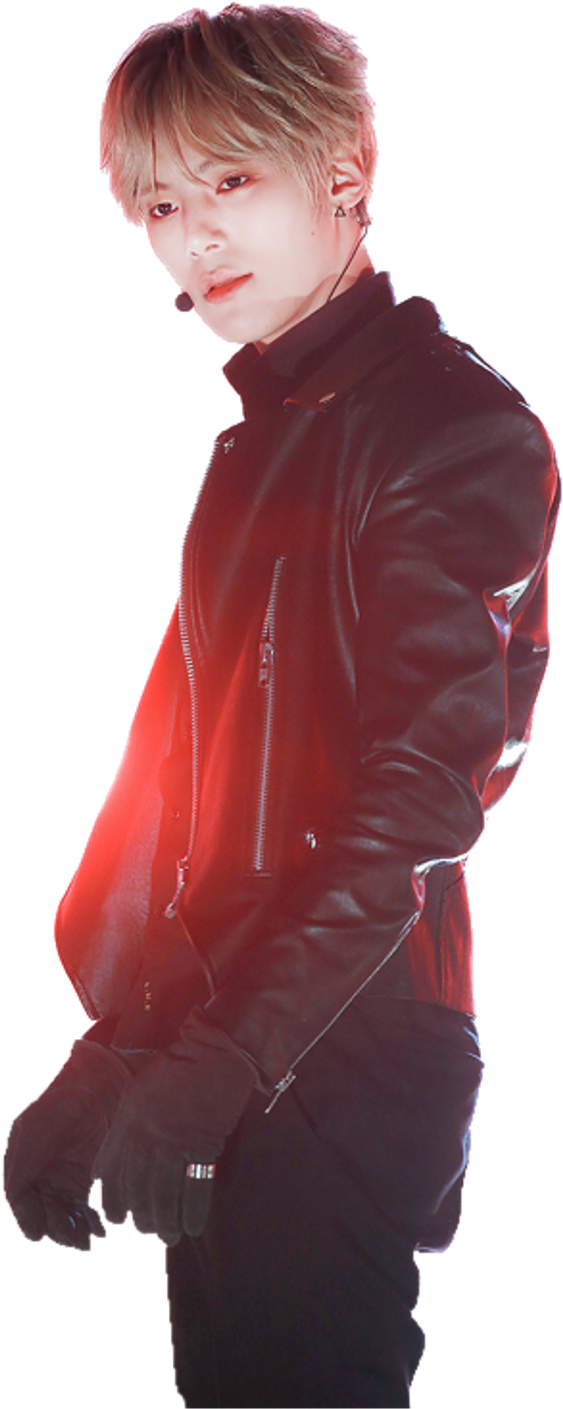 Report Abuse - Monsta X Minhyuk Red (1024x1537), Png Download