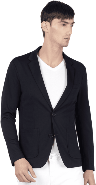 Coat Black Png - Blazer (480x640), Png Download