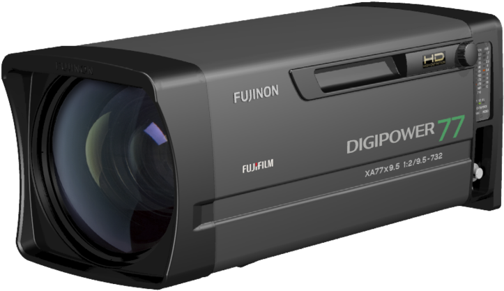 Hd Efp Lens Model Xa77x9 - Fujinon Digipower 77 (800x481), Png Download