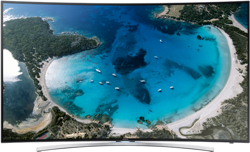 Samsung 55" Ua55h8000 Smart Full Hd Multisystem 3d - 55 Samsung Curved 8 Series (900x600), Png Download