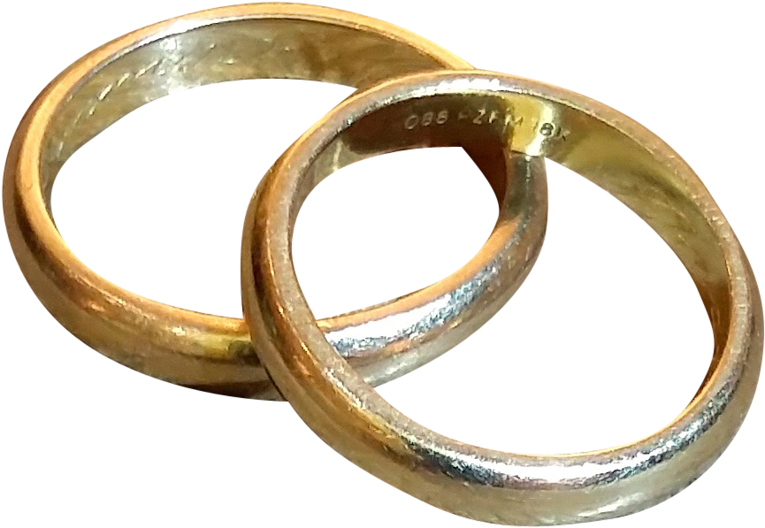 Golden Rings Png Image - Engagement Ring (2322x4128), Png Download