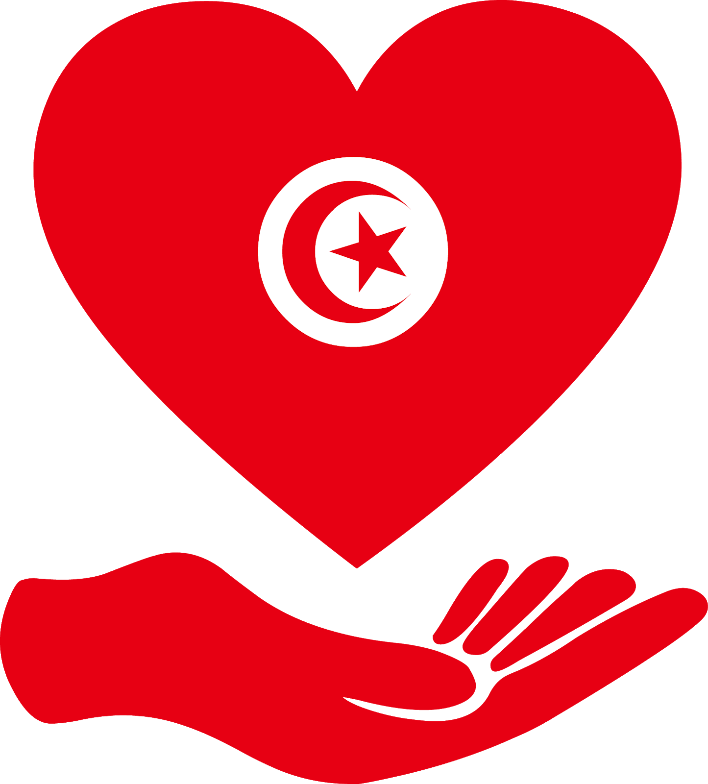 Download Love Tunisia Flag Svg Eps Png Psd Ai Vector - Tunisia Flag (1445x1600), Png Download