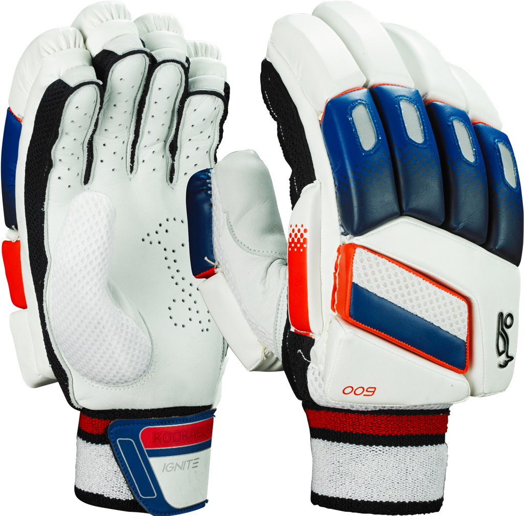 Kookaburra Ignite Batting Gloves Offer Light Weight - Football Gear (1024x1024), Png Download