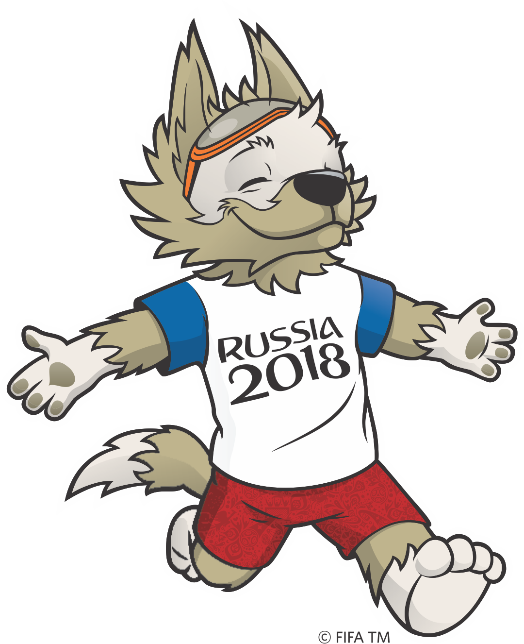 Copa Do Mundo Rússia - Wm Russland 2018 Maskottchen (1080x1326), Png Download