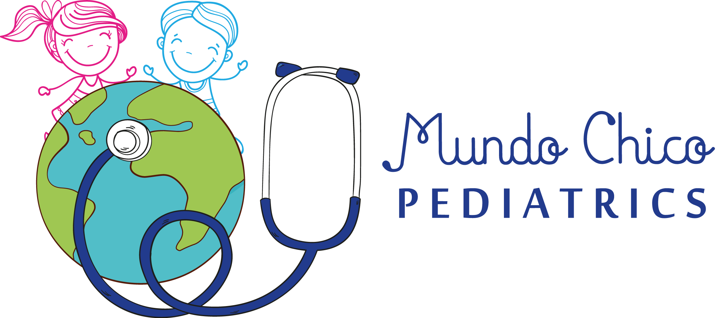 Mundo-chicol - Mundo Chico Pediatrics (2342x1040), Png Download