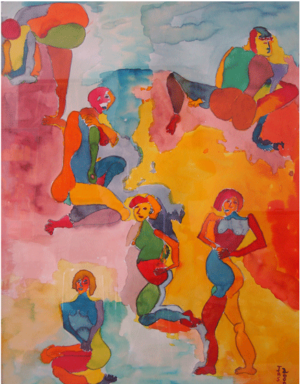 H - Painting (557x557), Png Download