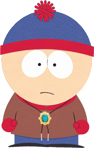 Alter Egos Stan Wearing Bolo Tie - Stanley South Park Characters (338x525), Png Download