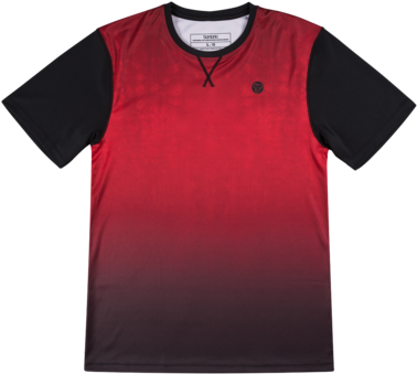 Sombrio Men's Renegade Jersey, Deep Red Tie Dye - Active Shirt (424x600), Png Download