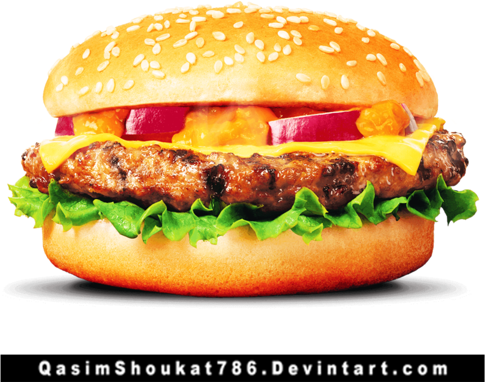 Cheese Burger Png - Easy Burger Recipe In Urdu (973x821), Png Download