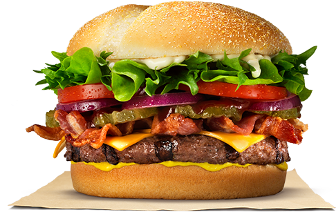 Burger King Png - Burger King Ny Burger (500x400), Png Download