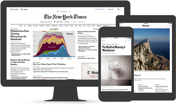 Basic - New York Times Offline Page (573x351), Png Download