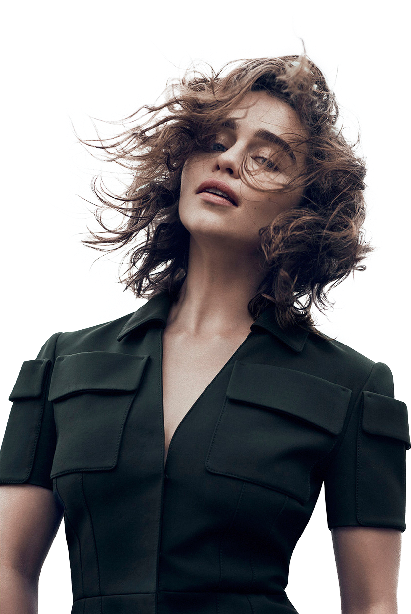Emilia Clarke - Emilia Clarke For Dior (1068x1440), Png Download