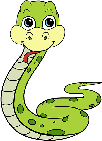 Clip Black And White Download How To Draw A Snake Easy - Dibujo De Una Serpiente (678x600), Png Download