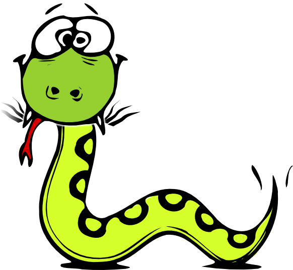 Snake Eyes Clipart At Getdrawings - Snake Clipart Black And White (600x536), Png Download