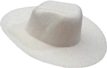 Click To Place Sticker - Fedora (454x289), Png Download