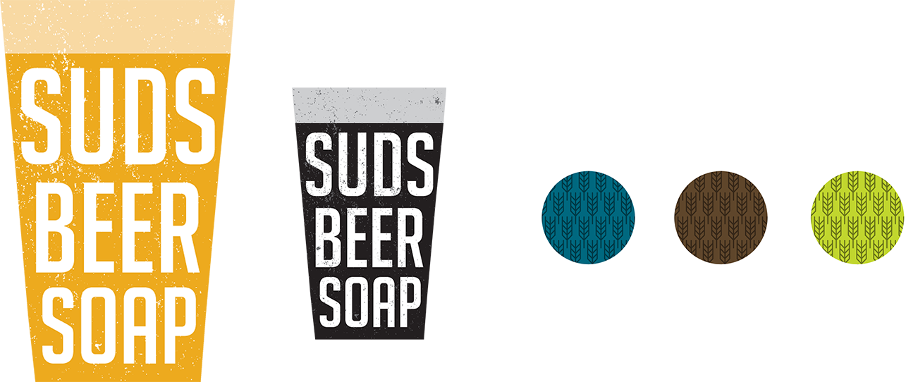 Suds Beer Soap Identity - Circle (1285x542), Png Download