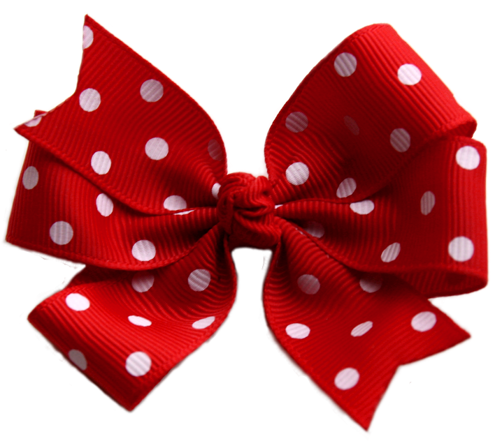 Free Download Polka Dots Bow Png Clipart Bow Tie Polka - Red And White Bow (793x700), Png Download