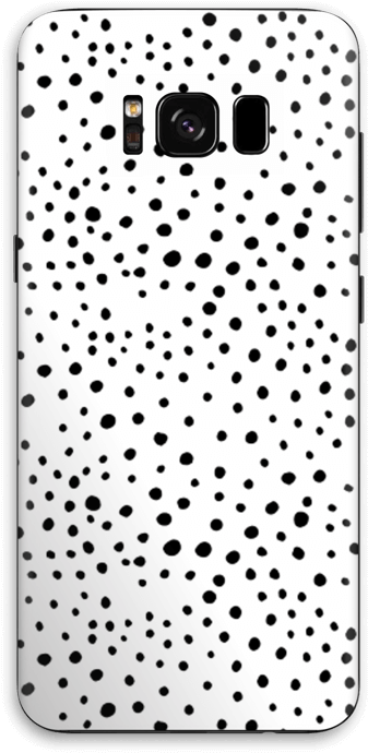 Various Dots On White - Samsung Galaxy S8 (389x800), Png Download