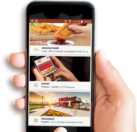 Get Access To Special Offers, Easy Restaurant Localization - Kfc Mobil (455x433), Png Download