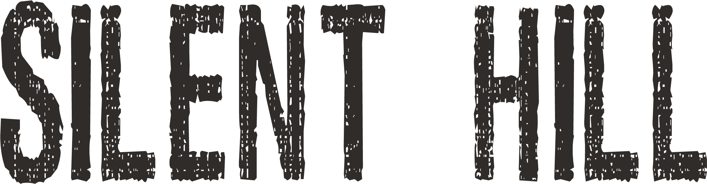 Silent Hill Series Logo - Silent Hill Logo Png (2424x636), Png Download