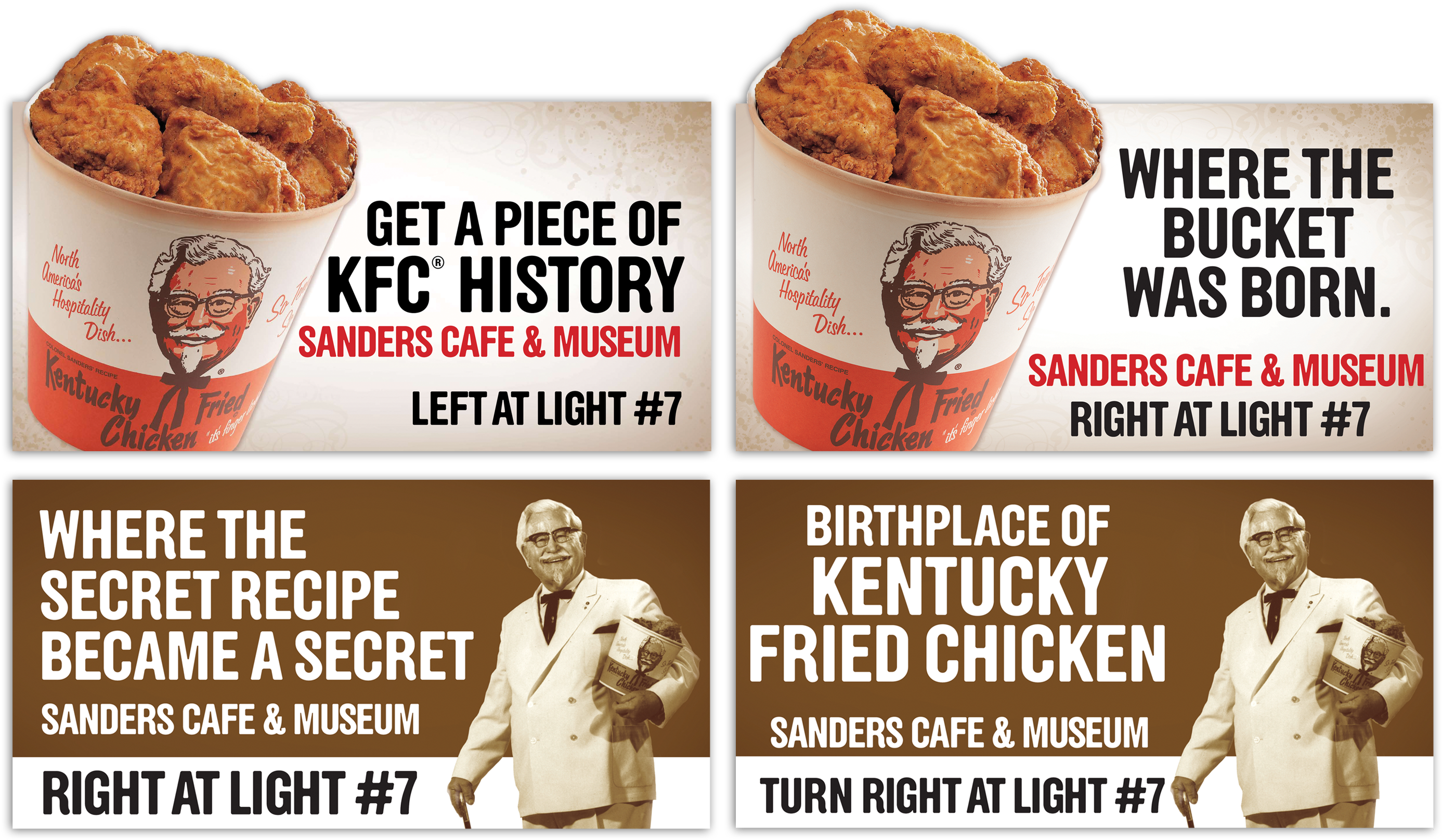 Kfc Corbin Billboards - Harland Sanders Cafe And Museum (2917x1875), Png Download