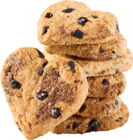 Biscuits Chocolat Noir 70 % Cacao Et Bleuets Sauvages - Dark Chocolate (437x462), Png Download