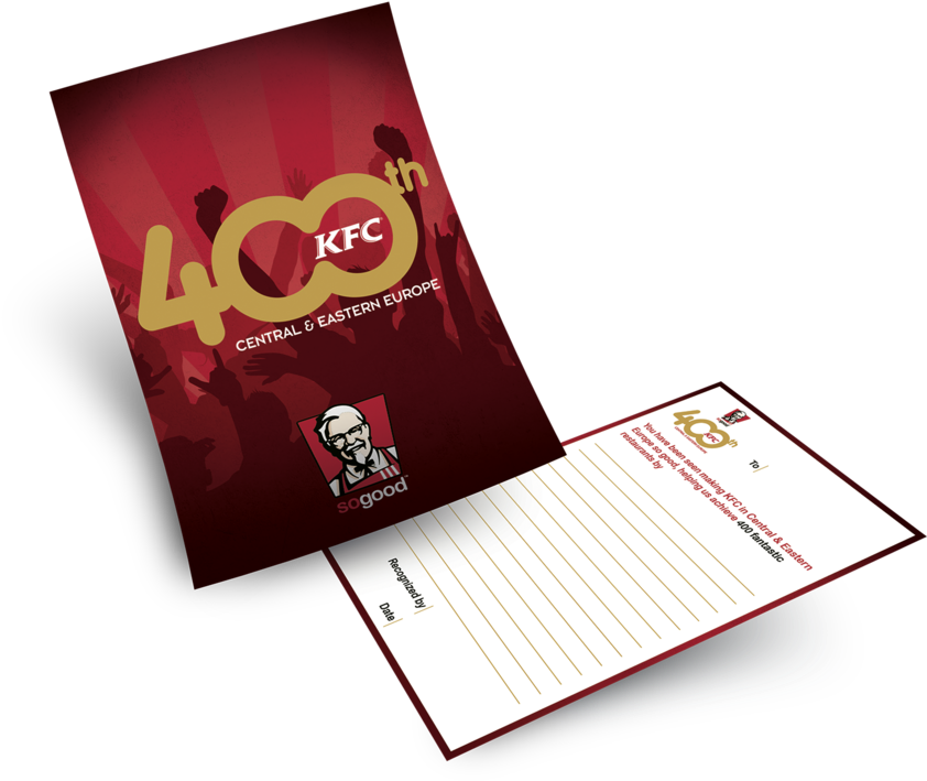 Kfc 400 Logo White (1000x752), Png Download