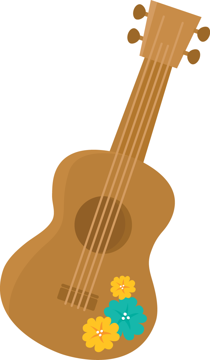 Pin By Organized Chaos On Pinterest Kfc - Luau Guitar Clipart (734x1255), Png Download