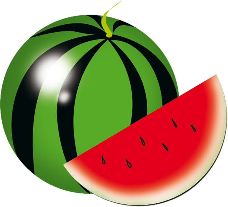 Яндекс - Фотки - แตงโม Clipart (800x727), Png Download