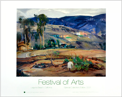 2001 Festival Of Arts Poster - Painting (500x500), Png Download