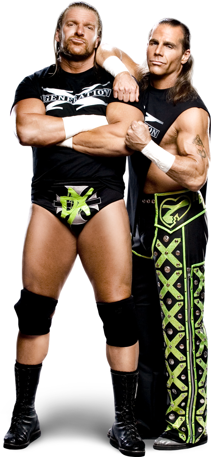 Shawn Michaels And Triple H Dx - D Generation X Png (680x1548), Png Download