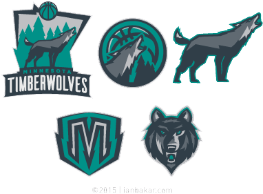 Timberwolves Logo Png Picture - Timberwolves Logo 2016 (400x300), Png Download