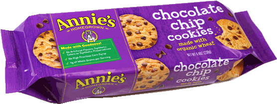 Annie's Homegrown - Oatmeal Raisin Cookies ( 10 - 8.4 (576x641), Png Download