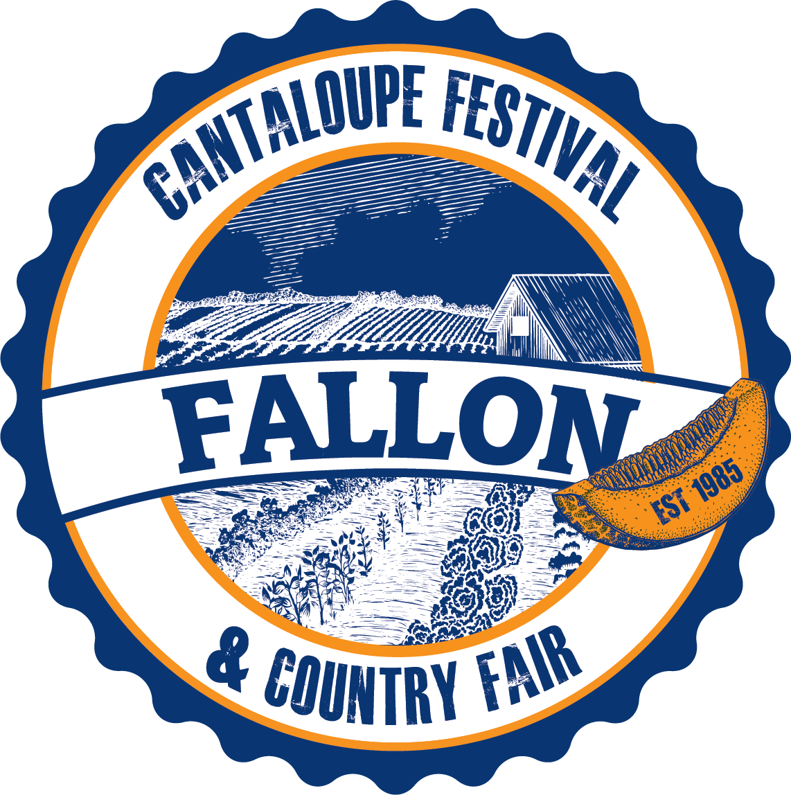 Cantaloupe Festival Fallon Nv 2018 (1142x1148), Png Download