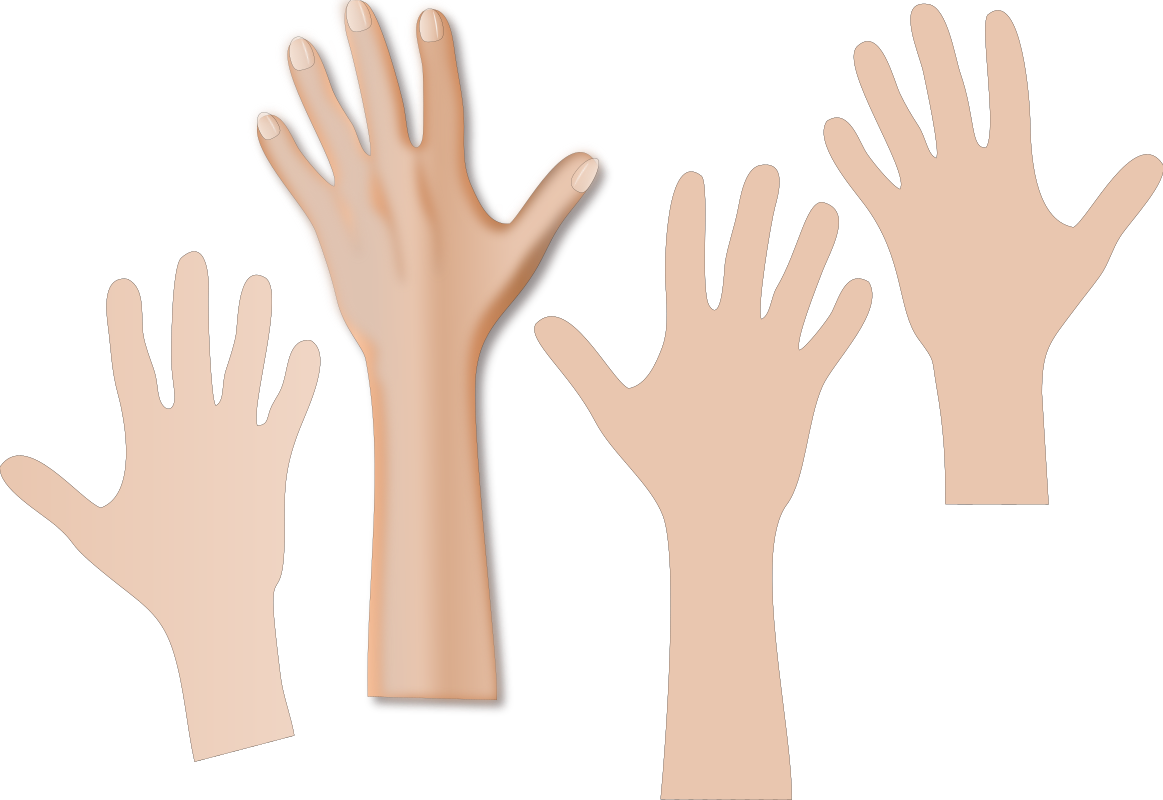 Clipart Hands Reaching With Skin Color - Skin Images Clip Art (1163x800), Png Download