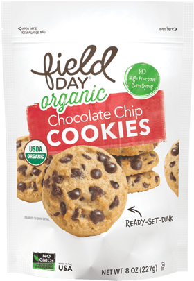 Organic Chocolate Chip Cookies - Field Day Organic Chocolate Cream Cookies - Cookies (310x432), Png Download