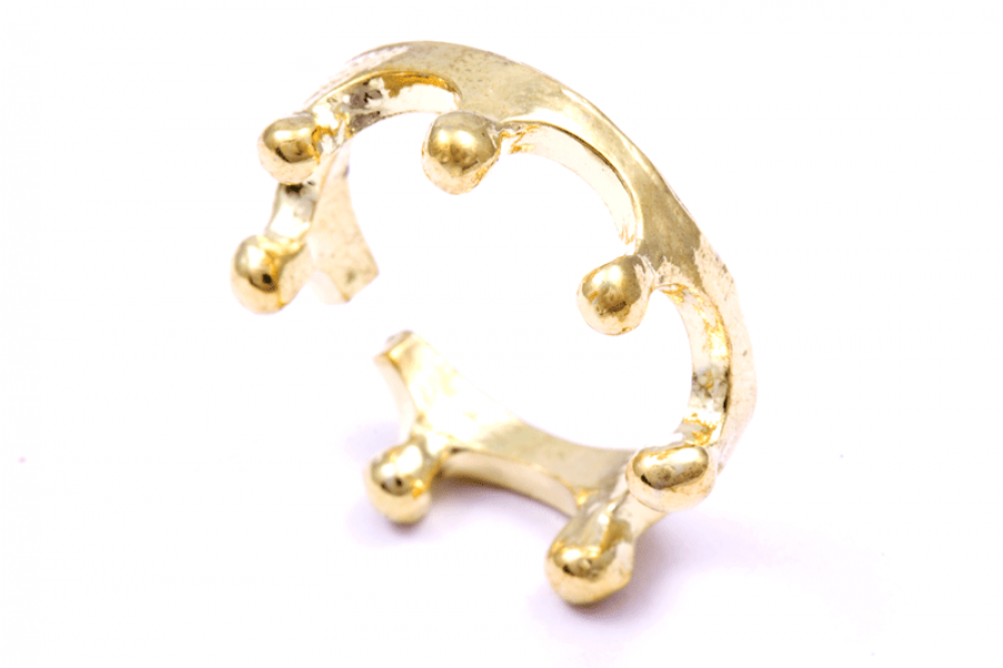 Princess Crown Ring Gold - Elephant (900x900), Png Download