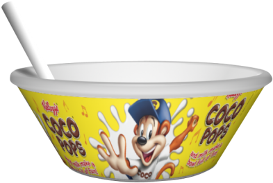 Free Kellogg's Cereal Bowl - Bowl (400x300), Png Download