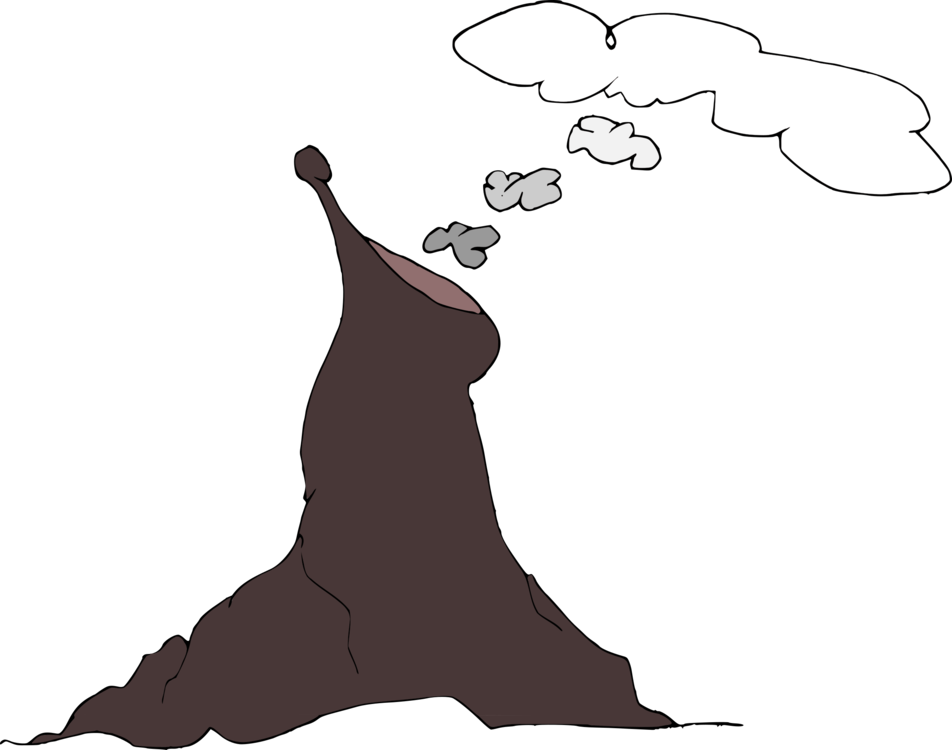 Dog Volcano Diagram Sea Lion Mammal - Dog (952x750), Png Download