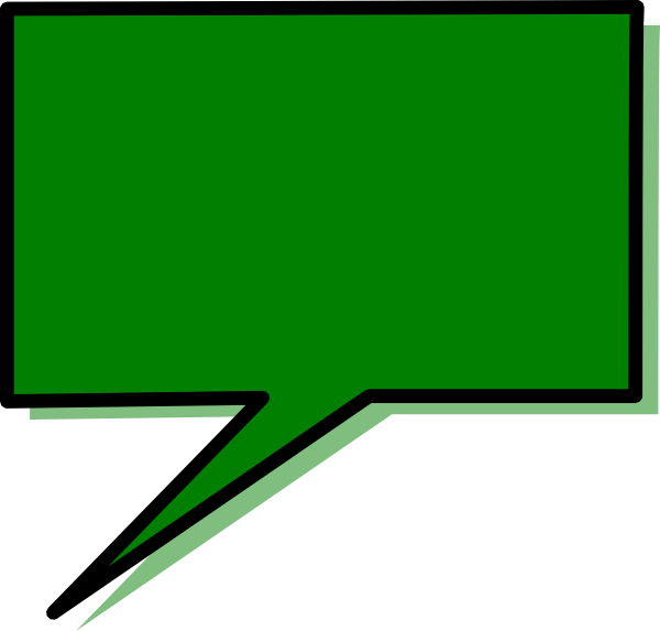 Green Speech Bubble Clip Art At Clker Com Vector Clip - Speech Balloon (600x573), Png Download