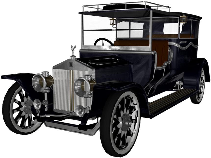 Rolls Royce Car Png Image - Old Rolls Royce Png (900x664), Png Download