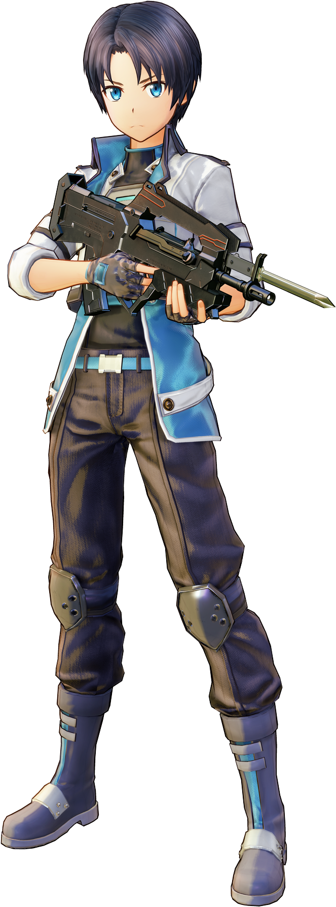 Fatal Bullet Protagonist Male Character Design (1226x2160), Png Download