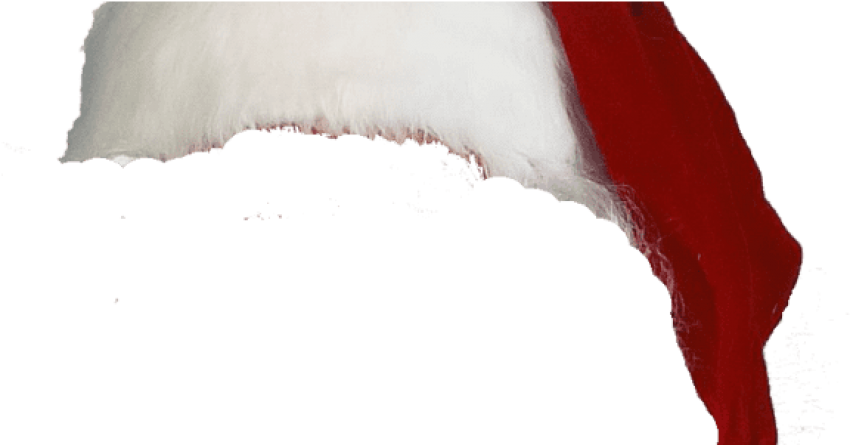 Santa Hat Clipart Transparent Background 37400 Dfiles - Transparent Background Santa Hat Clipart (600x300), Png Download
